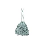 Bottega Veneta Turquoise Fringe Drawstring Bag, Li