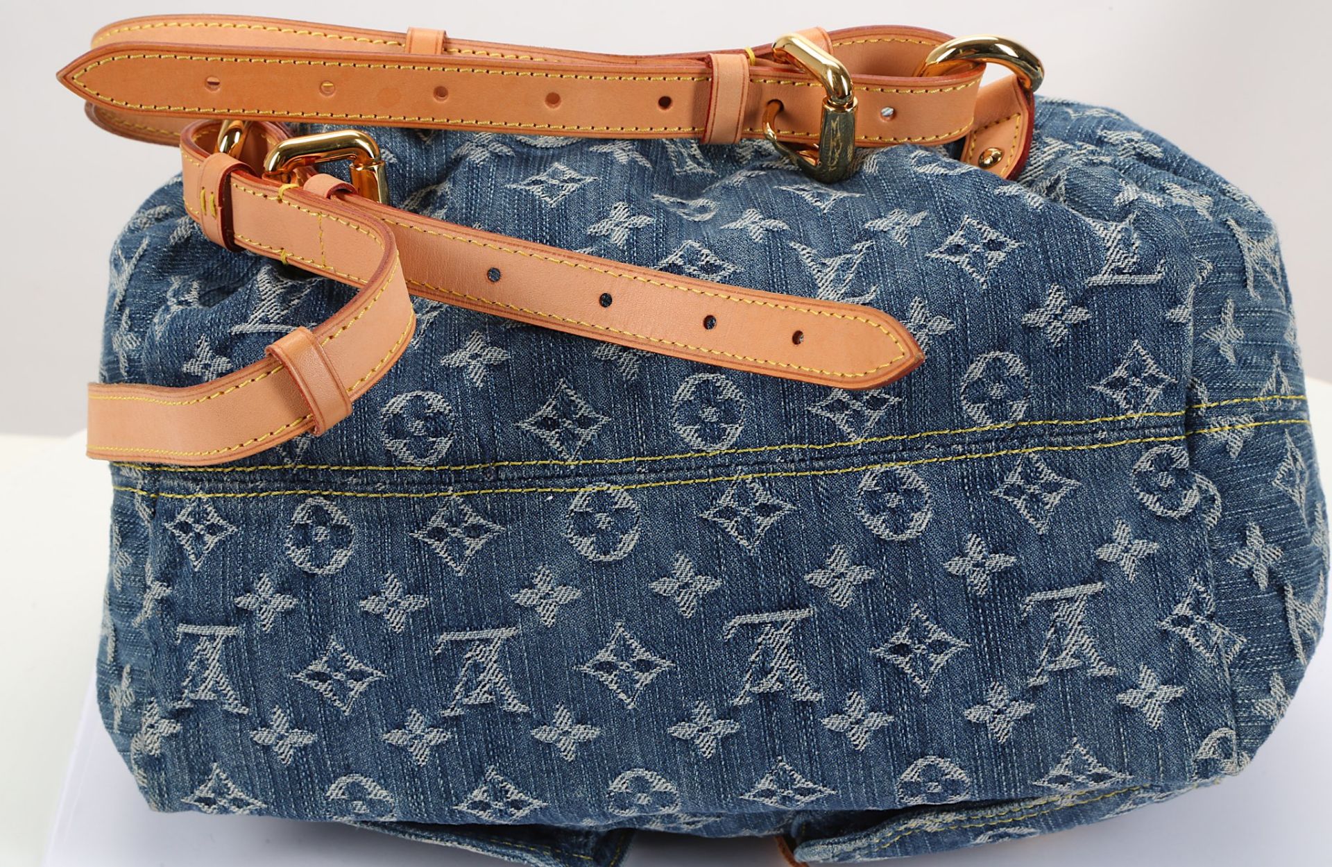 Louis Vuitton Denim Sac a Dos GM Backpack, c. 2006 - Image 5 of 6