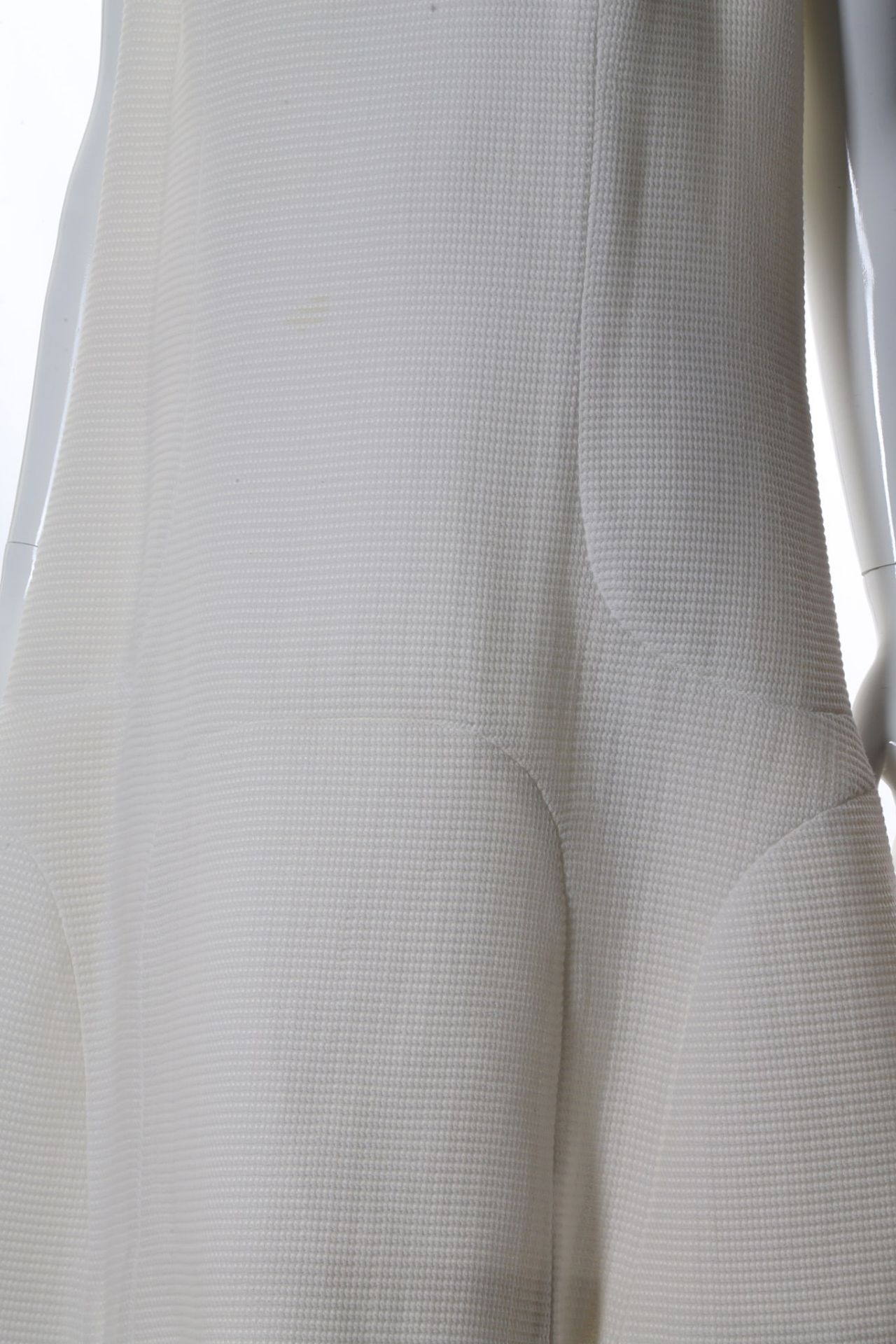 Chanel White Waffle Cotton Dress, 2010s, 60s inspi - Bild 4 aus 5