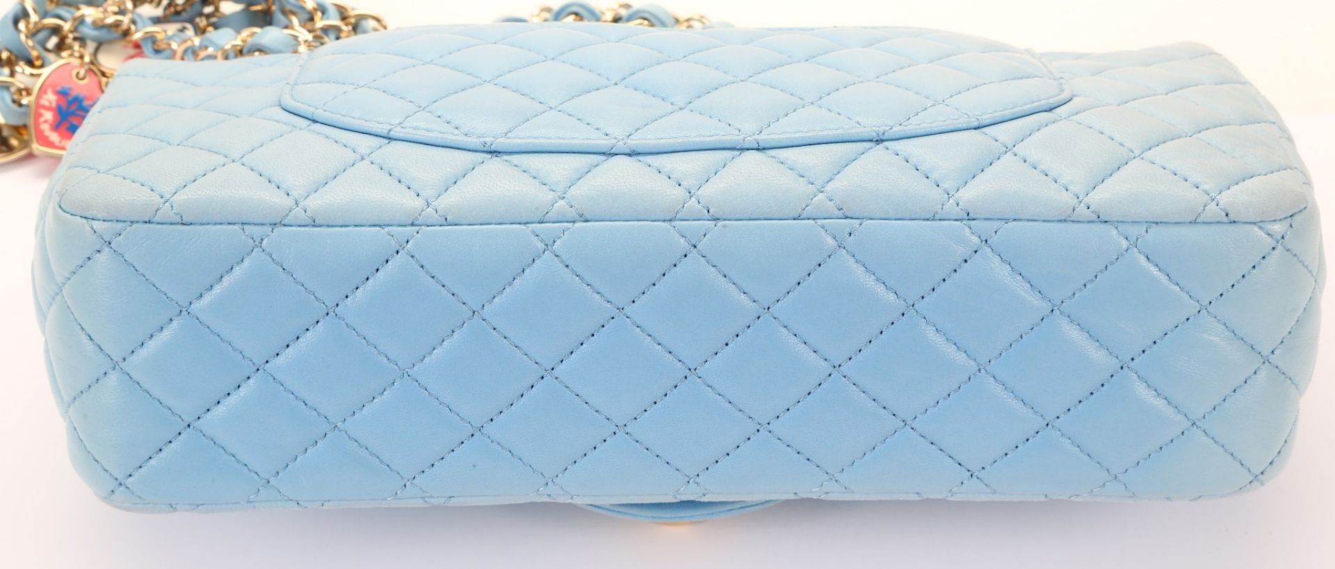 Chanel Sky Blue Valentine Charm Flap Bag, c. 2008- - Bild 5 aus 7