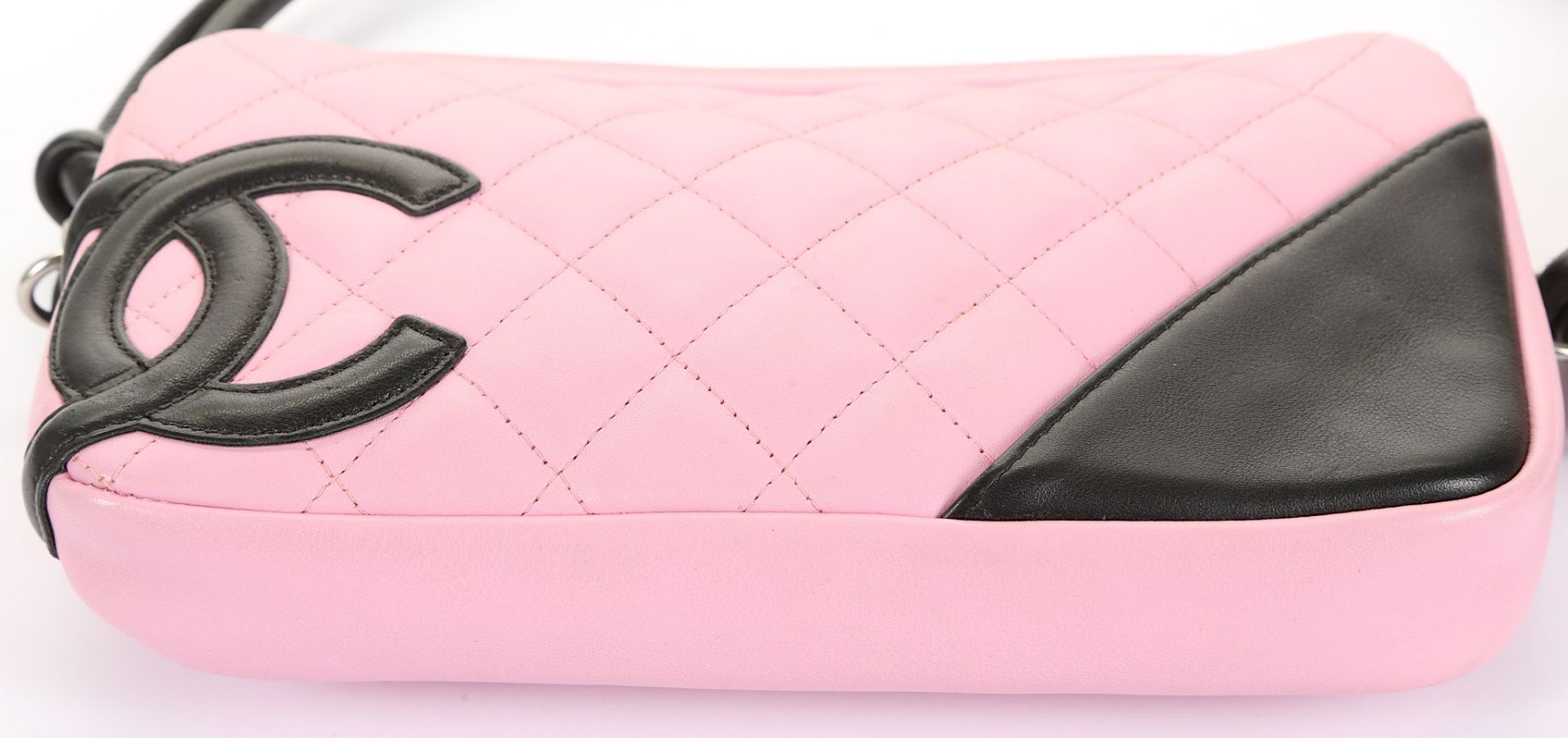 Chanel Pink Ligne Cambon Quilted Pochette, c. 2004 - Bild 3 aus 7
