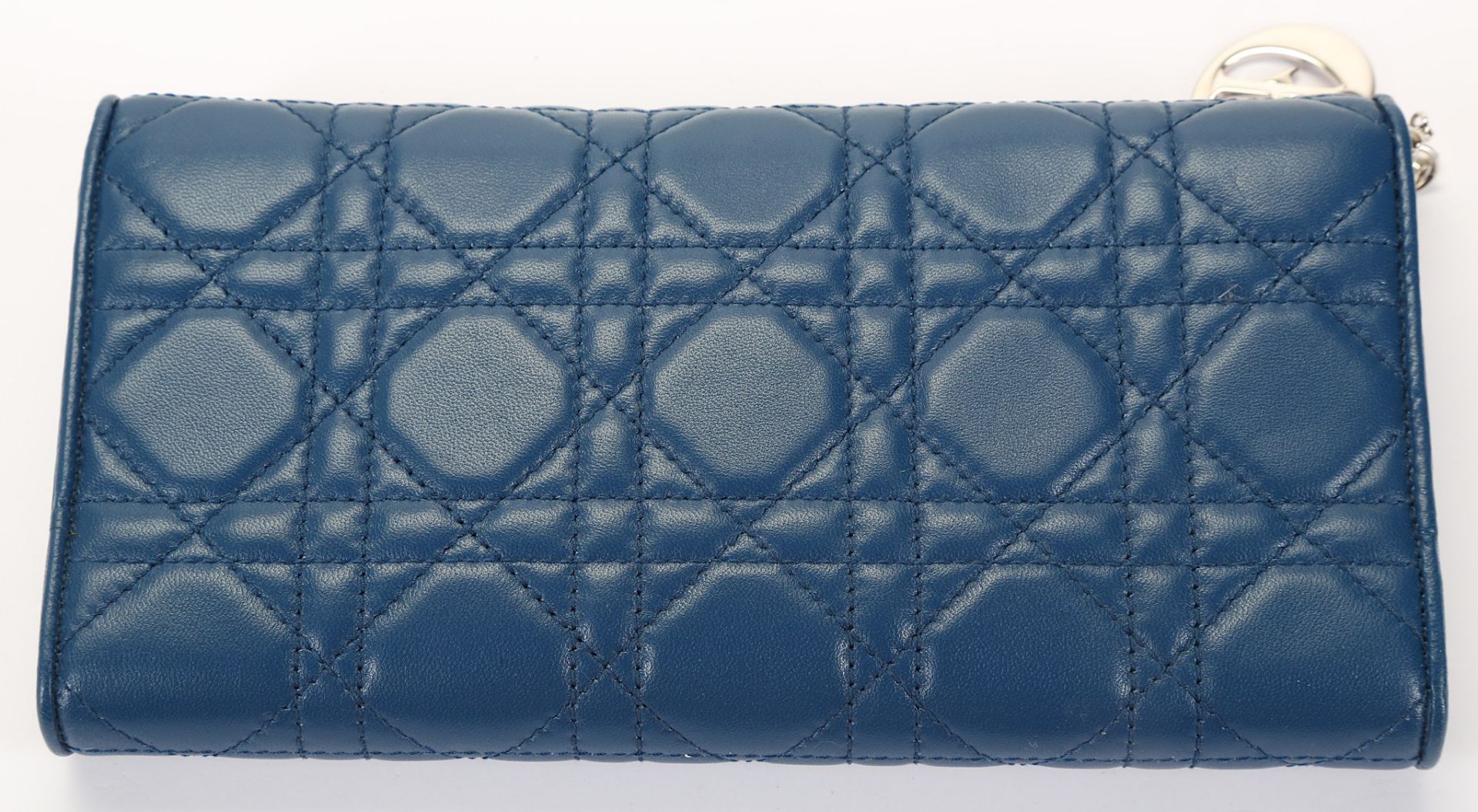 Christian Dior Blue Rendezvous Wallet on Chain, Ca - Image 2 of 5