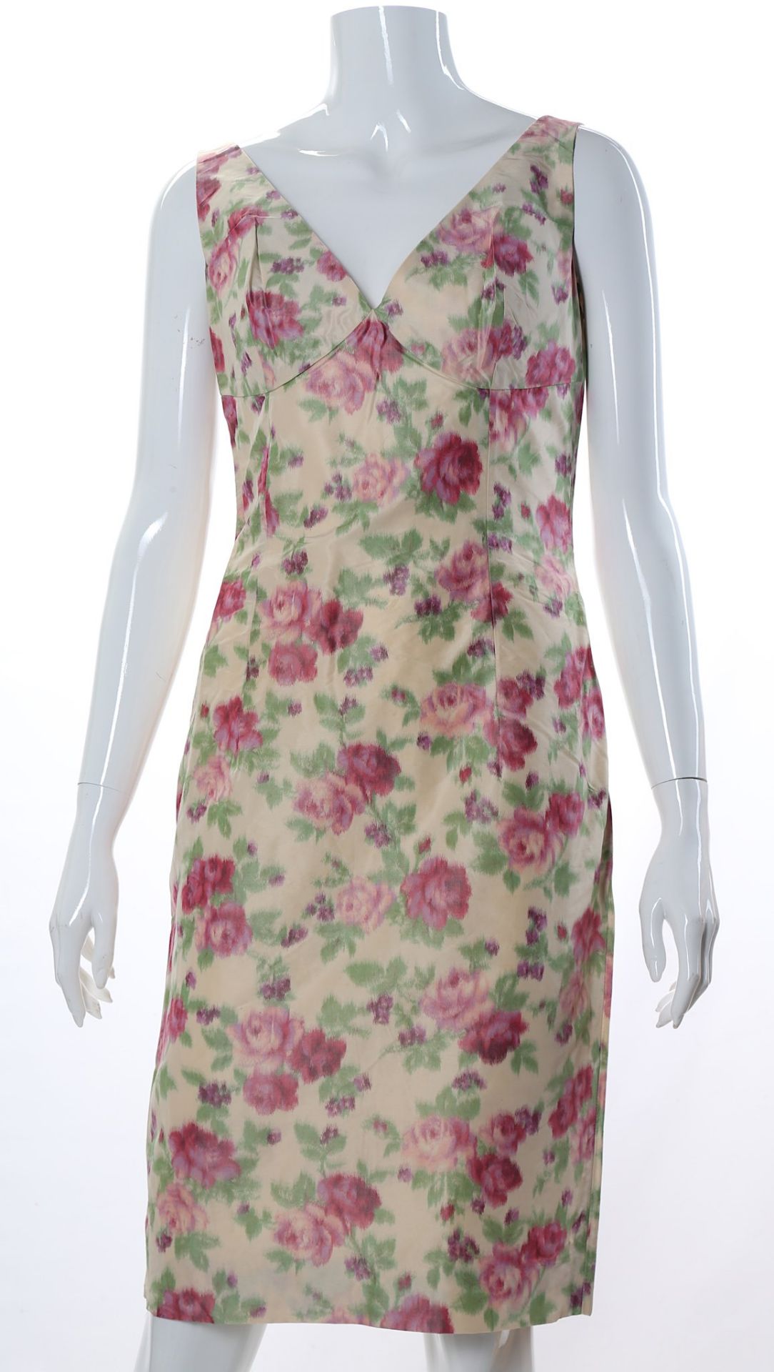 Christian Dior Boutique Cotton Silk Rose Print Out - Bild 7 aus 10