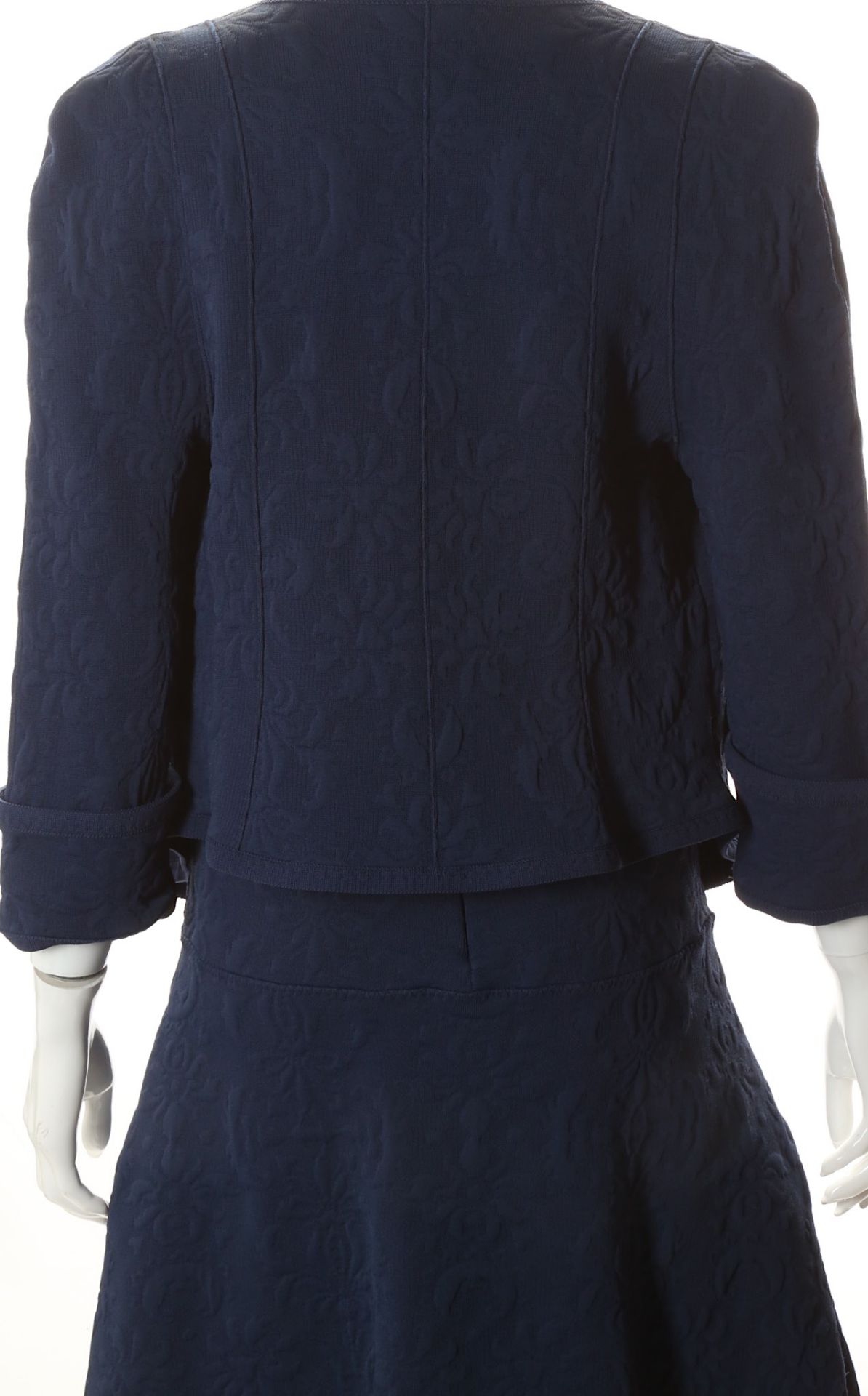 Chanel Navy Blue Jacket and Dress, 2010s, raised b - Image 4 of 7