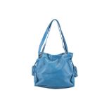 Loewe Blue Flamenco Tote, soft blue leather with s