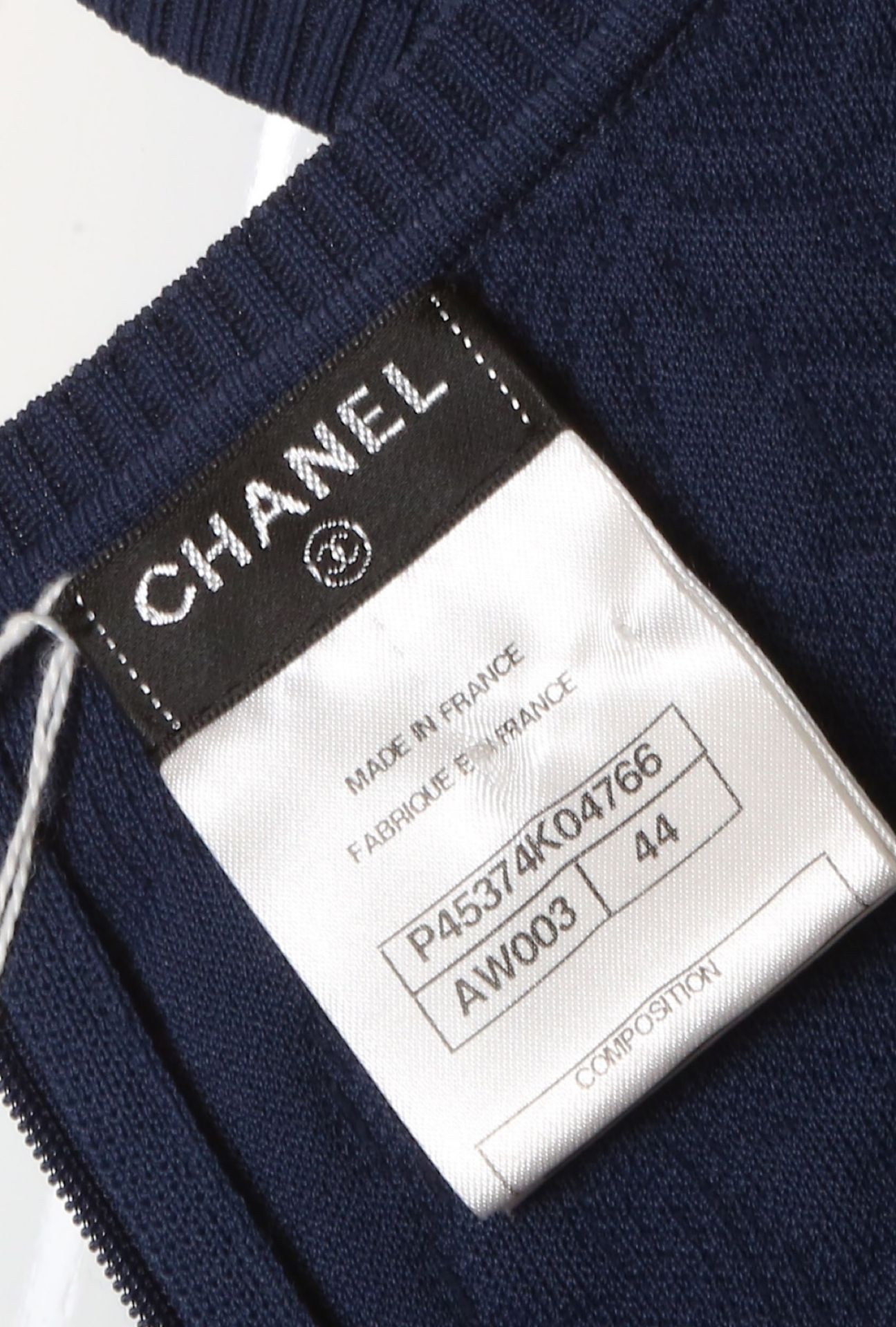 Chanel Navy Blue Jacket and Dress, 2010s, raised b - Bild 7 aus 7