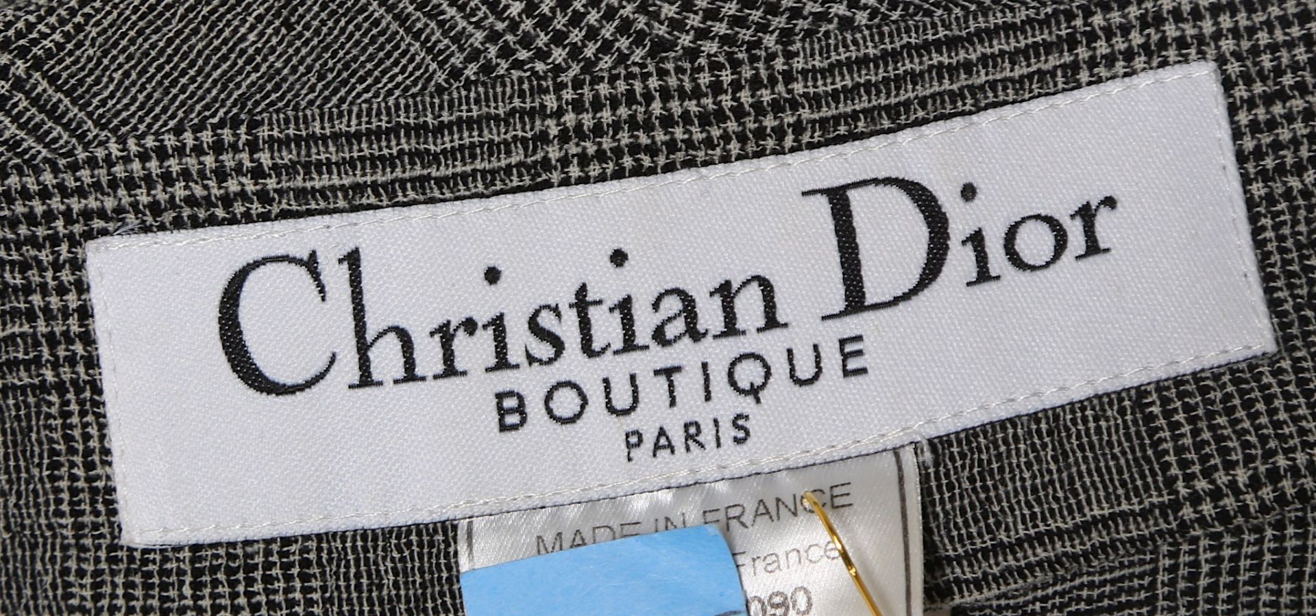 Christian Dior Boutique Glen Check Dress Suit, bea - Bild 6 aus 6
