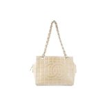 Chanel Beige Chocolate Bar Petite Timeless Tote, c