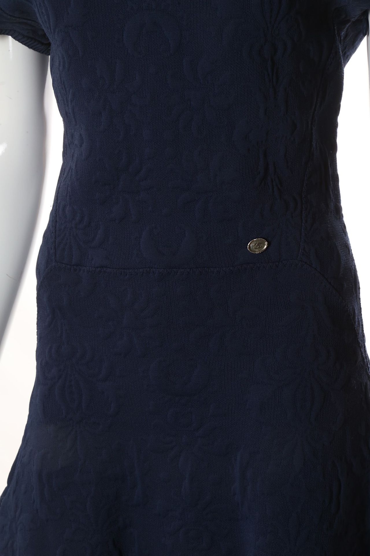 Chanel Navy Blue Jacket and Dress, 2010s, raised b - Image 3 of 7