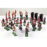 A collection of hand painted lead toy soldiers, 20