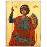 A religious icon of the Archangel Michael, mid-20t