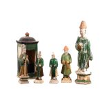 A collection of Chinese terracotta items, Ming dyn