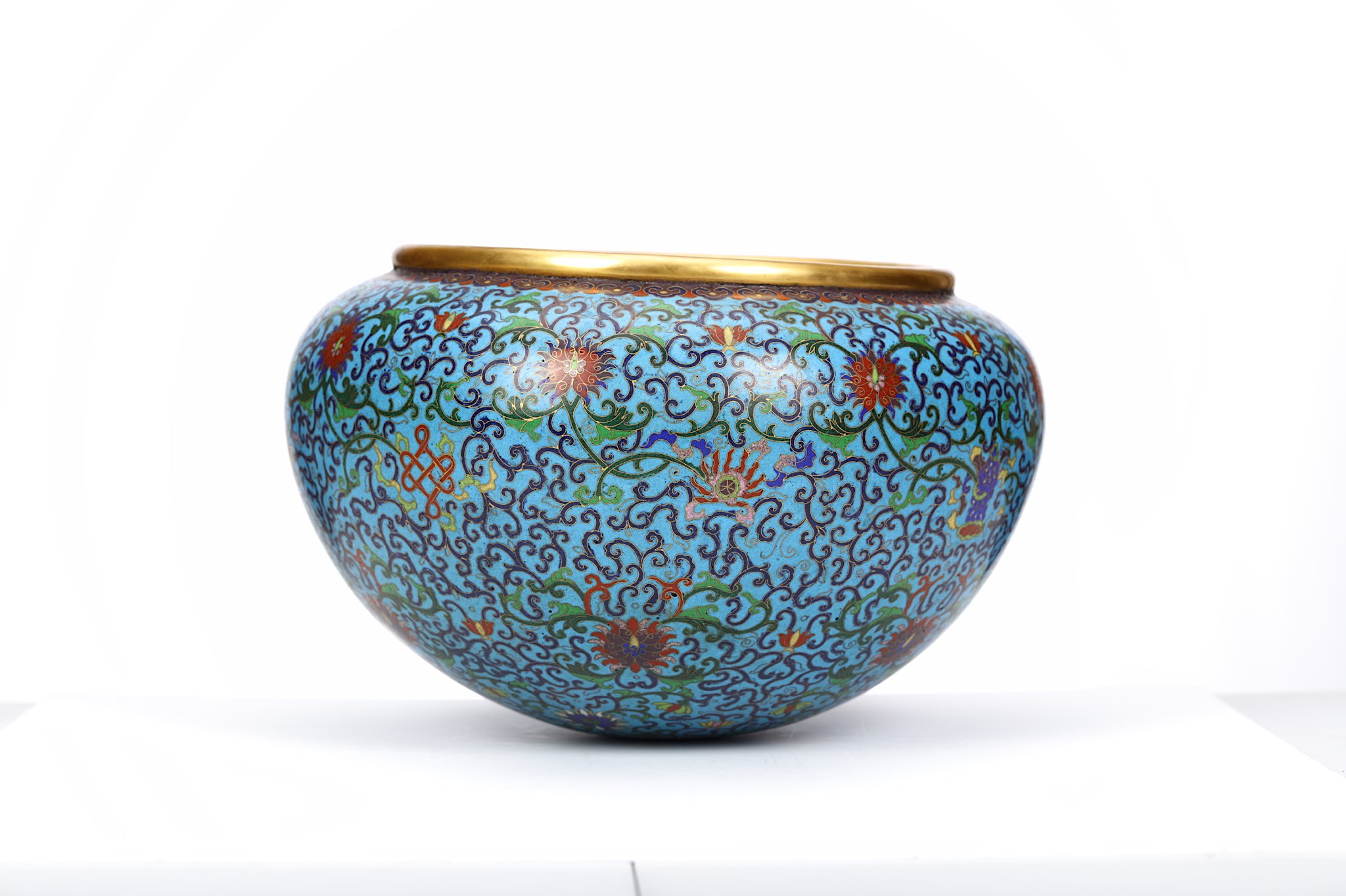 A Chinese cloisonne enamel alms bowl, 19th / 20th - Image 6 of 8