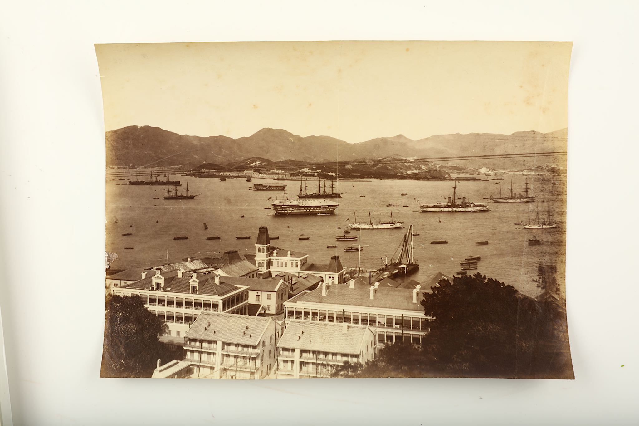 SIX PHOTOGRAPHS OF HONG KONG VIEWS. 19th Century. Various sizes including Lai Fong (Afong Studio), - Image 6 of 7