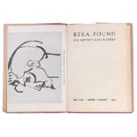 Eliot (T.S.) Ezra Pound. His Metric and Poetry, FIRST EDITION, bookplate, frontispiece portrait of