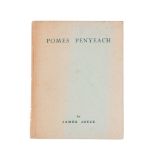 Joyce (James) Pomes Penyeach, FIRST EDITION, errata slip tipped-in at end, original printed pale