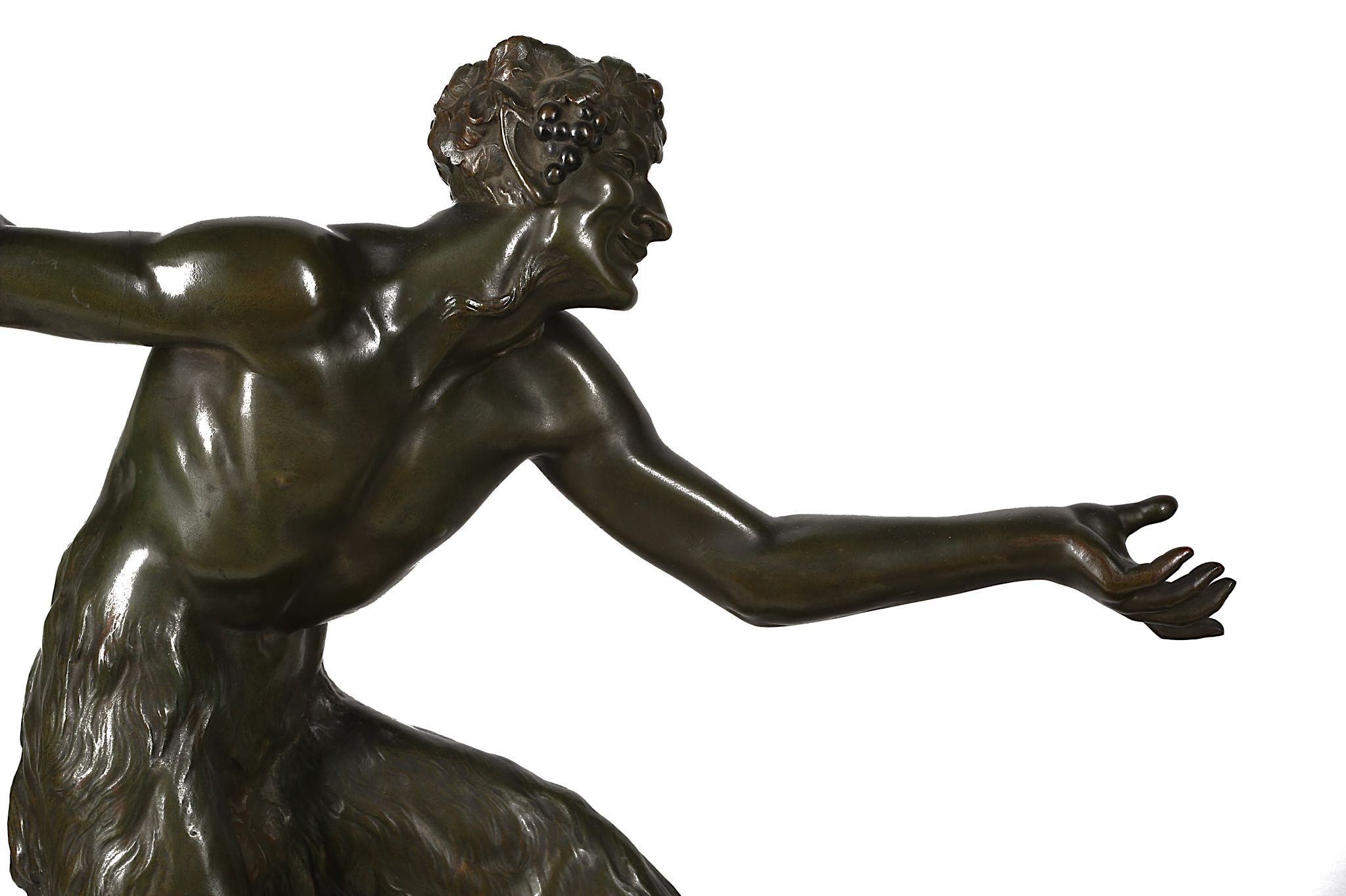 MAURICE GUIRAUD-RIVIÈRE (FRENCH, B.1881): A LARGE EARLY 20TH CENTURY BRONZE FIGURAL GROUP OF A - Image 2 of 11