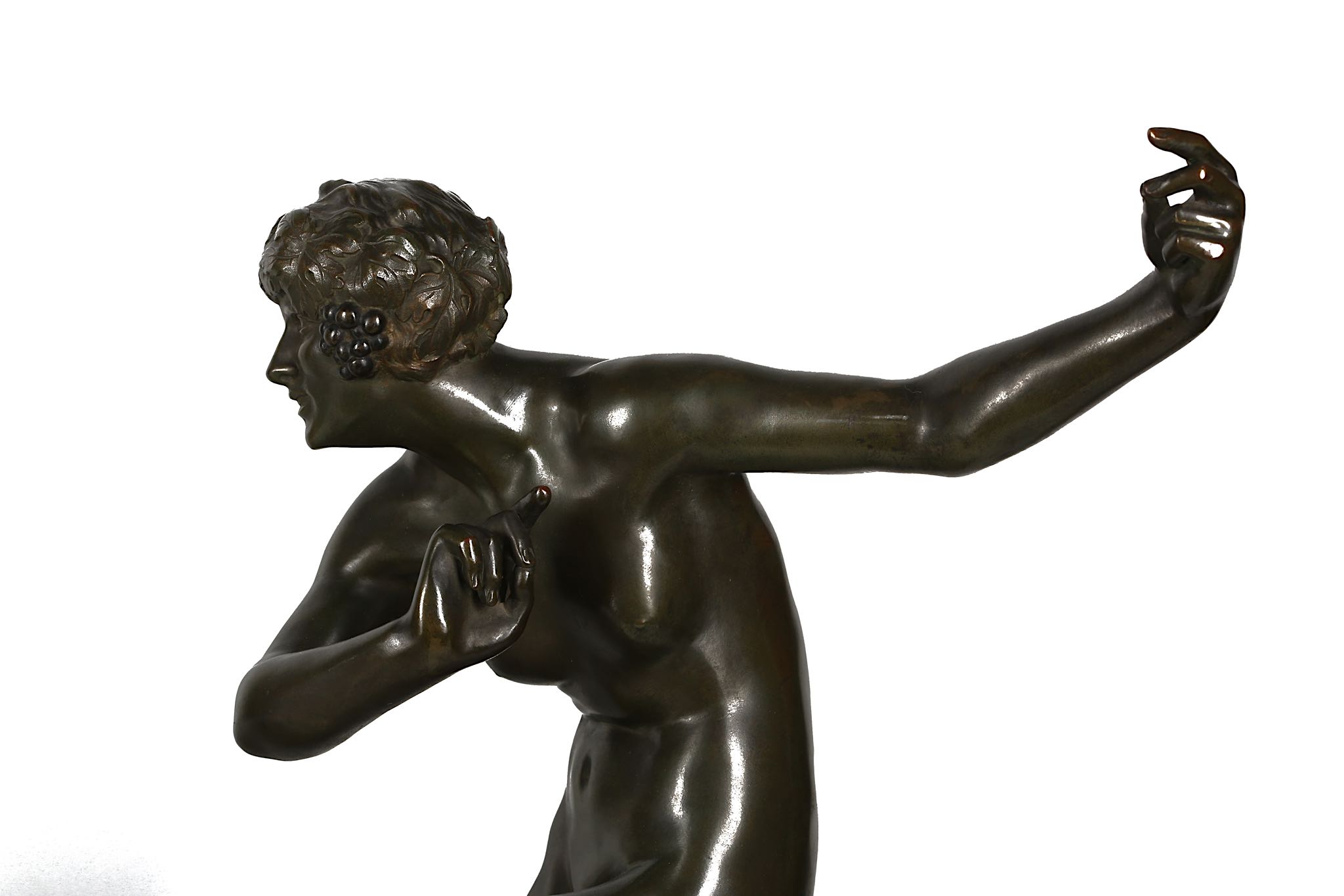 MAURICE GUIRAUD-RIVIÈRE (FRENCH, B.1881): A LARGE EARLY 20TH CENTURY BRONZE FIGURAL GROUP OF A - Image 3 of 11