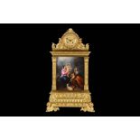 A FINE AND IMPRESSIVE SECOND QUARTER 19TH CENTURY FRENCH GILT BRONZE CLOCK SIGNED 'SILVANI, B. A