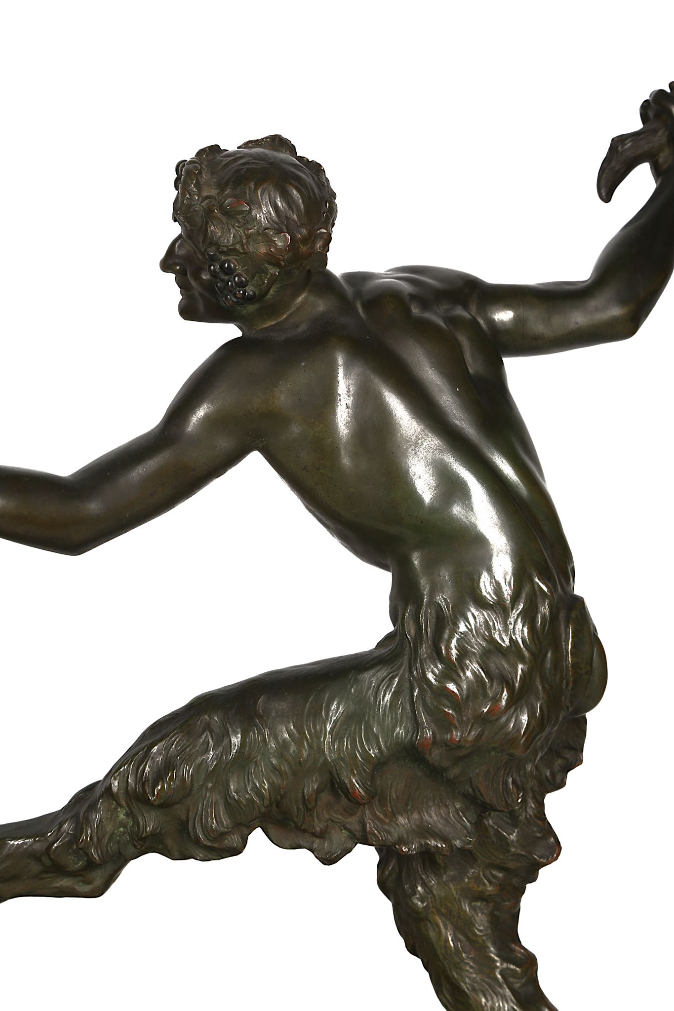 MAURICE GUIRAUD-RIVIÈRE (FRENCH, B.1881): A LARGE EARLY 20TH CENTURY BRONZE FIGURAL GROUP OF A - Image 10 of 11