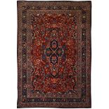 A FINE TABRIZ CARPET, NORTH-WEST PERSIA approx: 6ft.9in. x 4ft.7in.(206cm. x 140cm.) This rug has