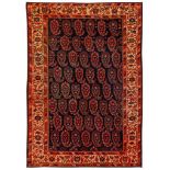 A FINE MALAYIR RUG, WEST PERSIA approx: 6ft.1in. x 4ft.5in.(185cm. x 135cm.) The field with