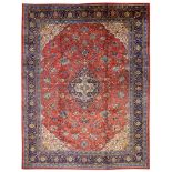 A FINE SAROUK CARPET, WEST PERSIA approx: 12ft.9in. x 9ft.9in.(390cm. x 296cm.) This carpet has full