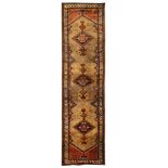 A FINE SERAB RUNNER, NORTH-WEST PERSIA approx: 14ft.3in. x 3ft.7in.(434cm. x 109cm.) Classic for