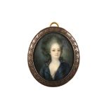 IGNAZIO PIO VITTORIANO CAMPANA (ITALIAN, 1744-1786) Portrait miniature of Madame Elizabeth, circa