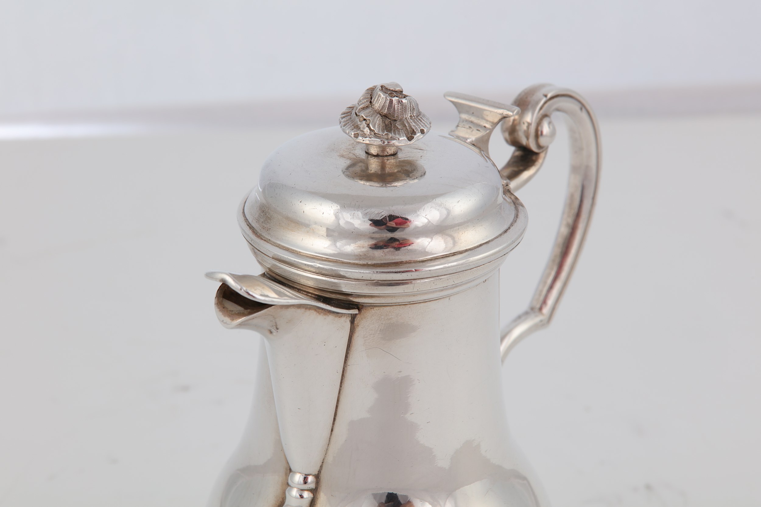 An 18th century French Louis XV silver milk jug, R - Image 3 of 3