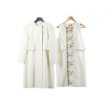 Sportmax White Cotton Coat and Dress, the dress wi