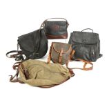 Five Vintage Mulberry Scotchgrain Handbags, to inc