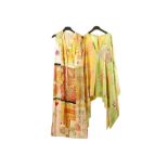 Salvatore Ferragamo Silk Dress and Kaftan, the dre