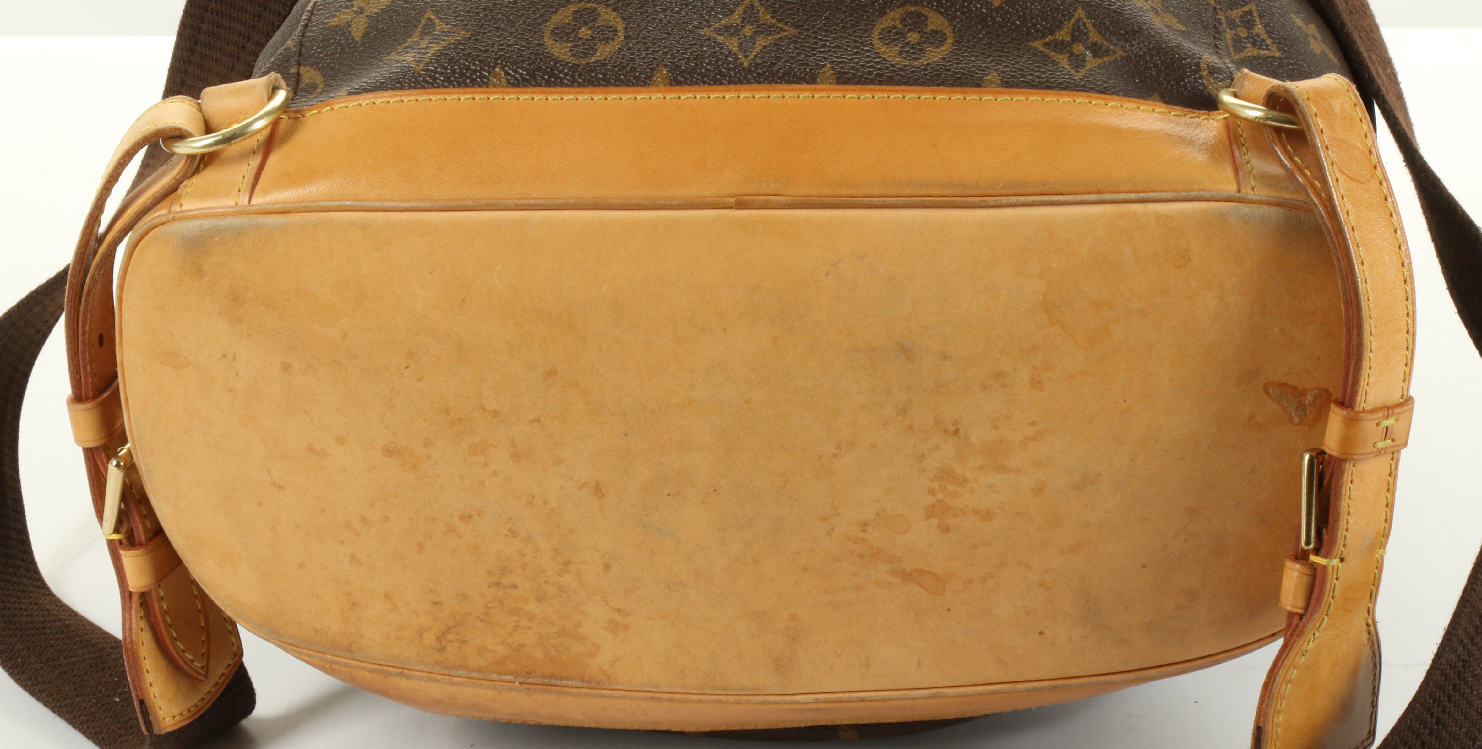 Louis Vuitton Montsouris Backpack, c. 1997, monogram canvas with leather trim and gold tone - Image 5 of 6