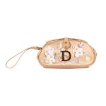 Christian Dior Limited Edition Gold Satin Embroide