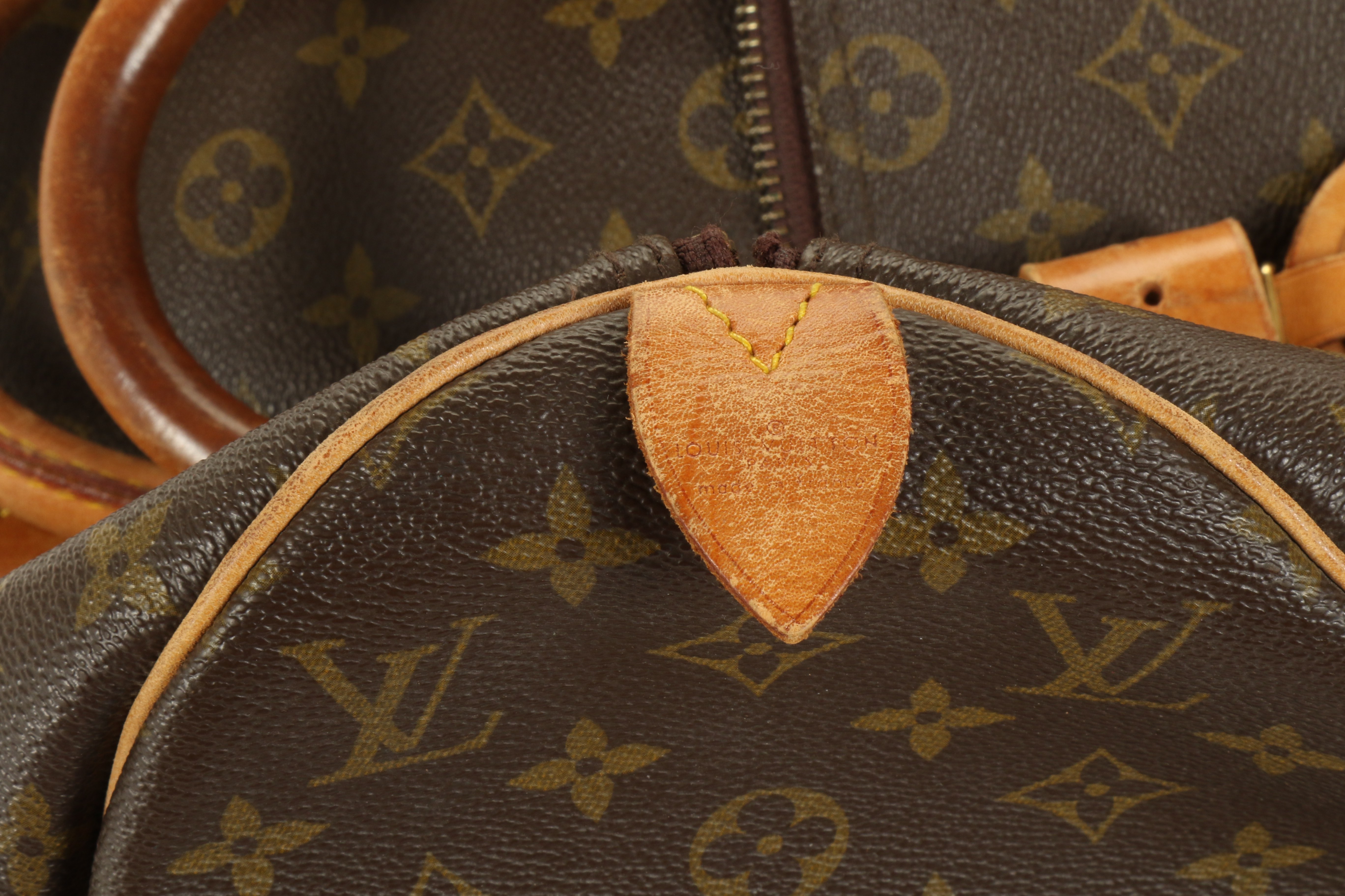 Louis Vuitton Keepall Bandouliere 45, c. 1984 (date code is faint), monogram canvas with leather - Image 6 of 6