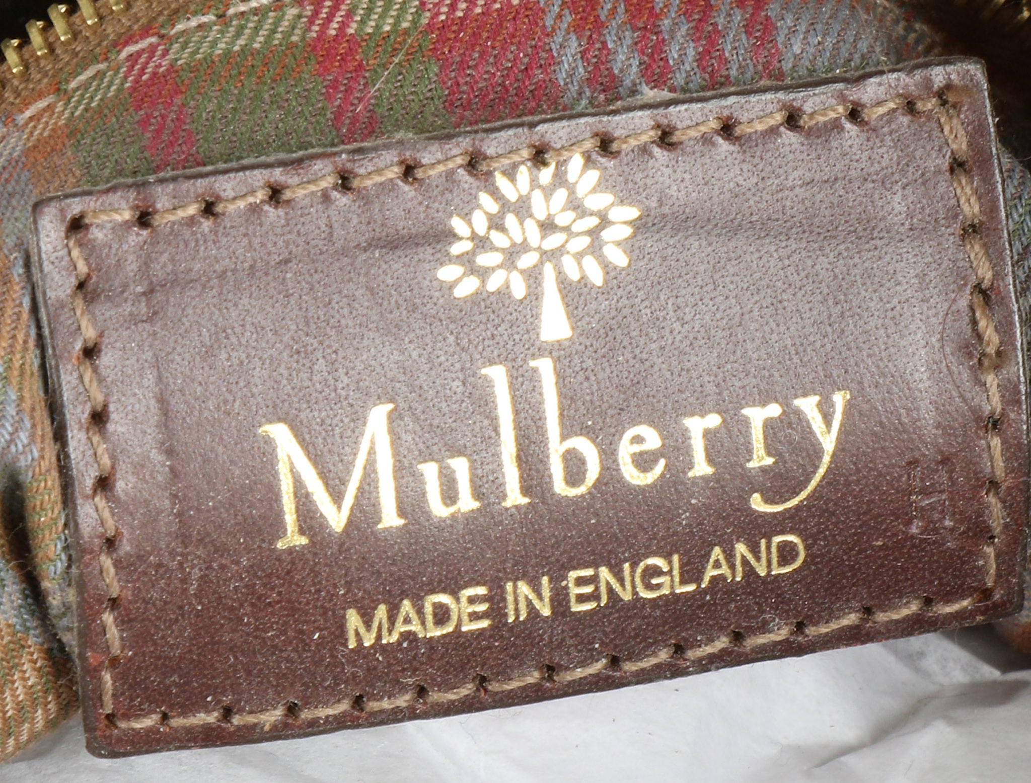 Five Vintage Mulberry Scotchgrain Handbags, to inc - Image 4 of 4