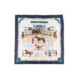 Hermes 'Les Haras Nationaux' Silk Scarf, designed