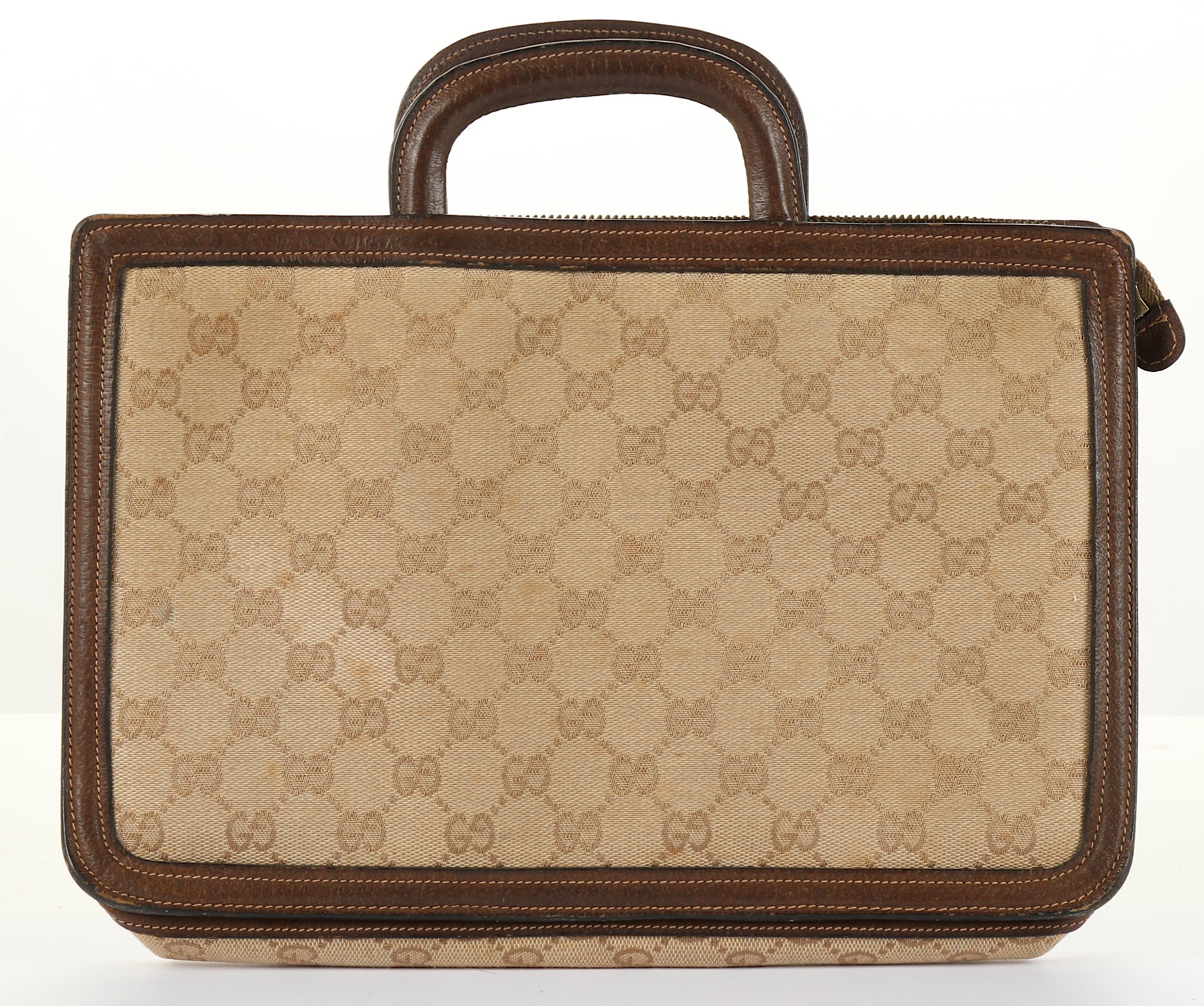 Gucci Document Holder, 1970s, brown monogram canva - Image 4 of 4