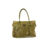 Mulberry Green Bayswater Tote, Darwin leather with