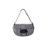 Fendi Lilac Selleria Pochette, grained Roman leath