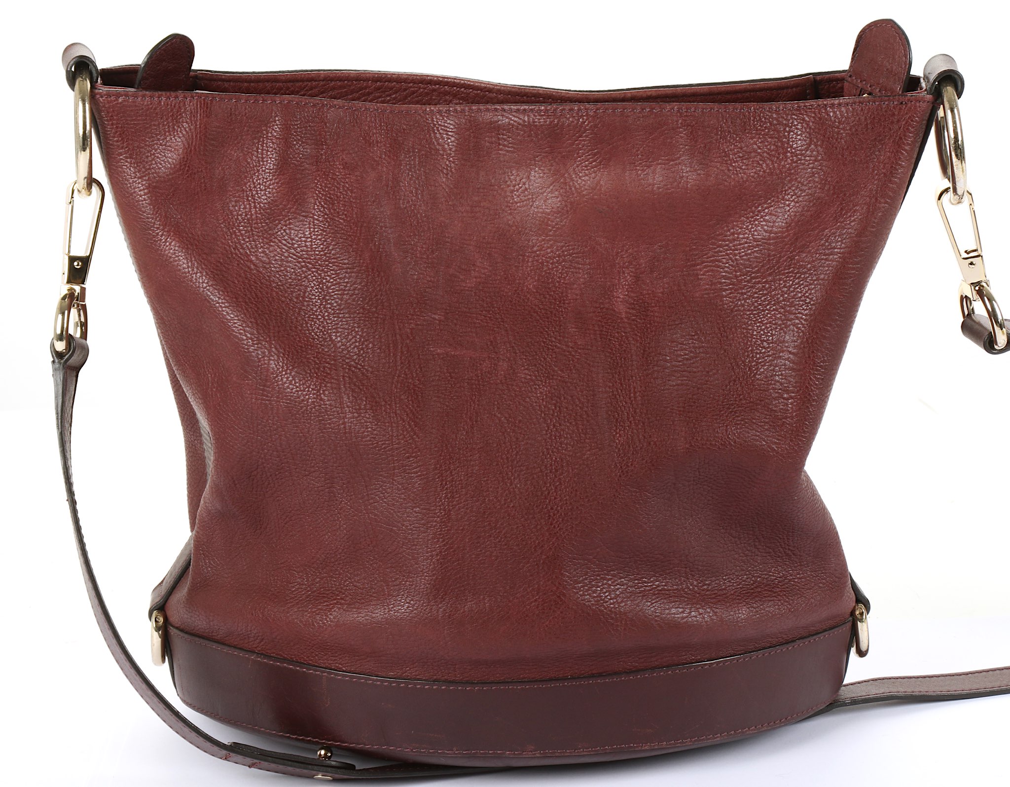 Mulberry Oxblood Jamie Bag, washed oxblood leather - Image 5 of 6