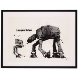 Dolk (Norwegian b.1979), 'I Am Your Father', 2007, screenprint on Keycolour Recycled Claywhite 250