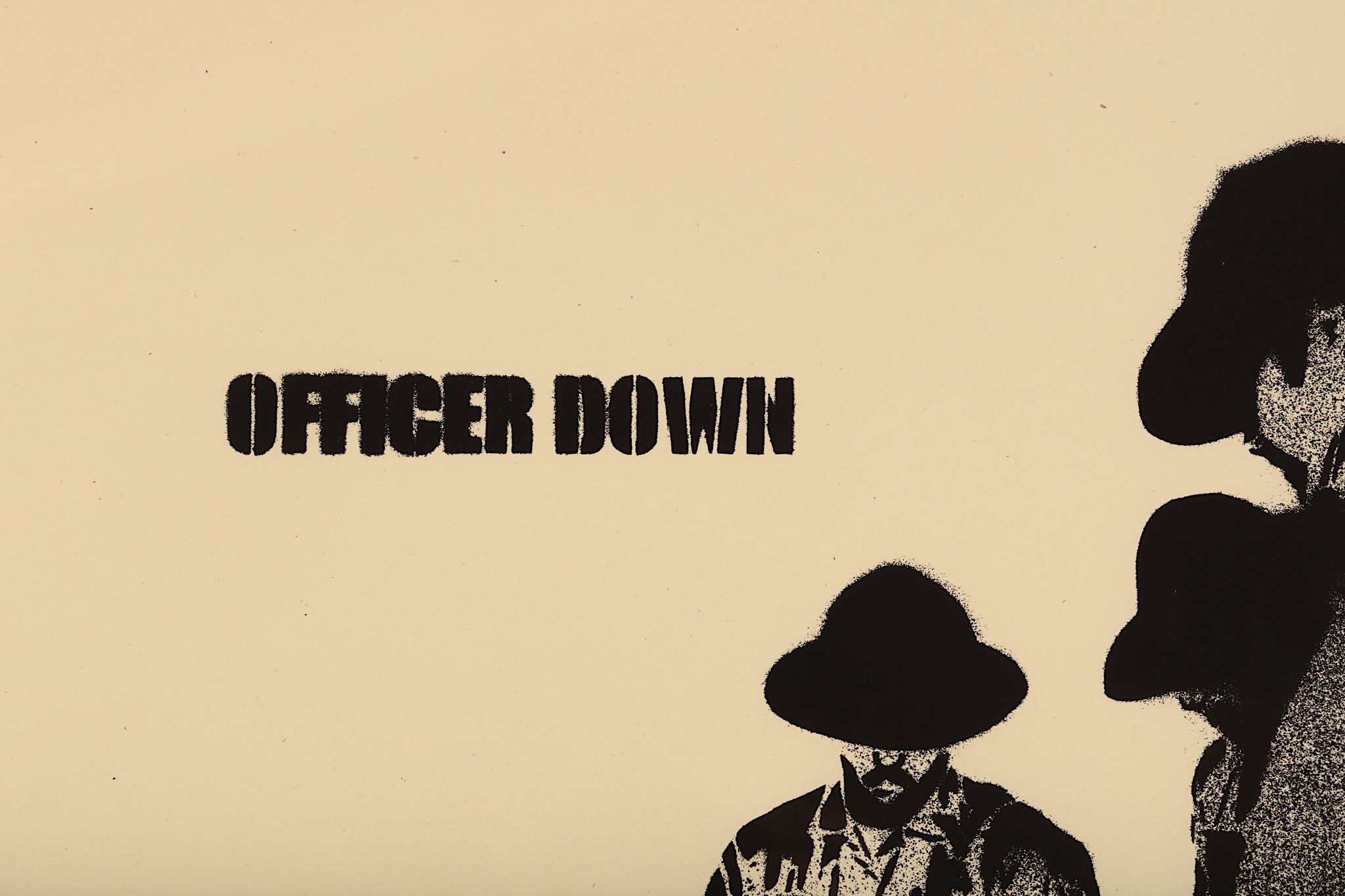 Dolk (Norwegian b.1979), 'Officer Down', 2007, scr - Image 2 of 3