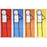Stik (British) 'Look', 2013, a full set of four of
