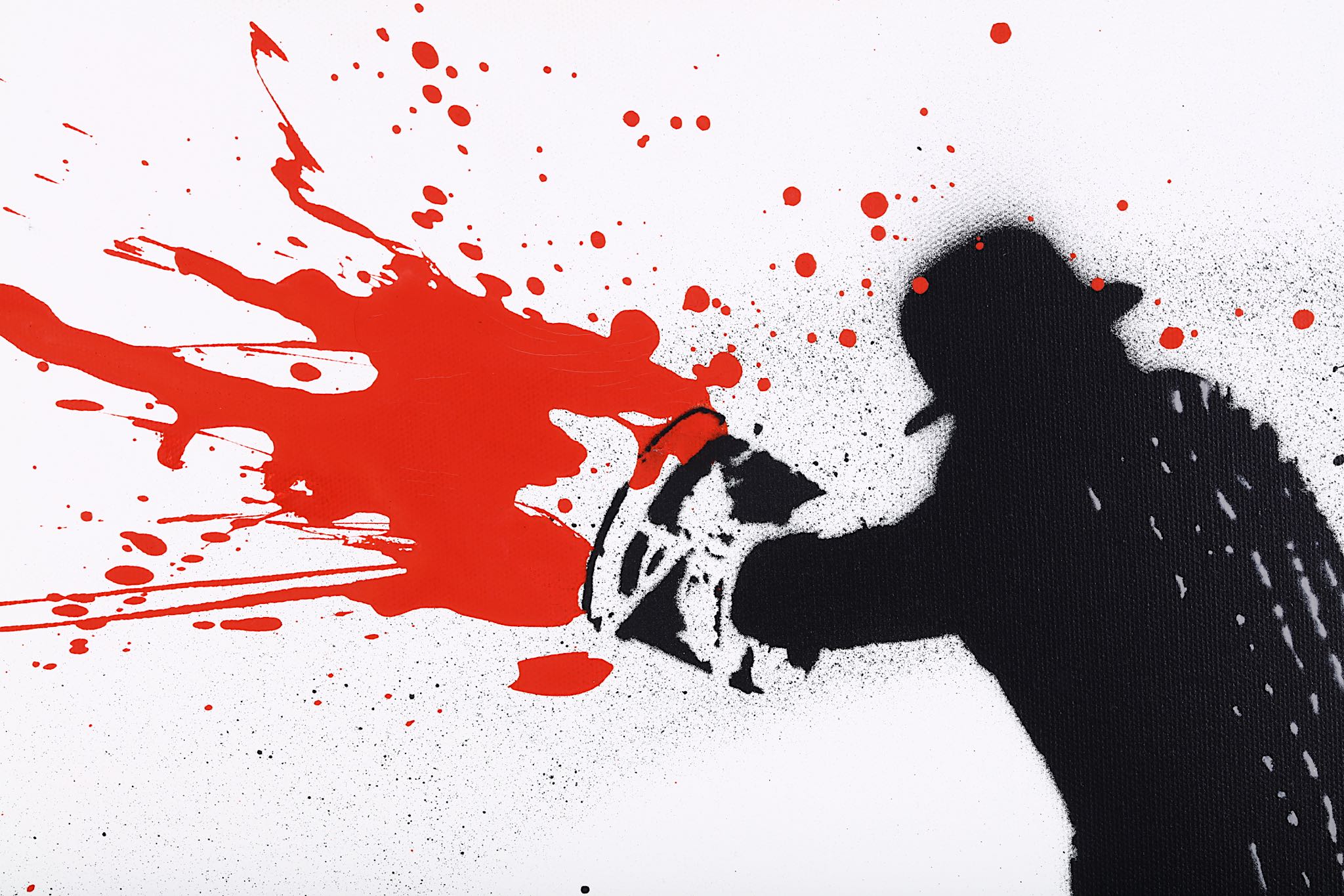 Nick Walker (British b.1969), 'Paint Chucker Red', - Image 2 of 5