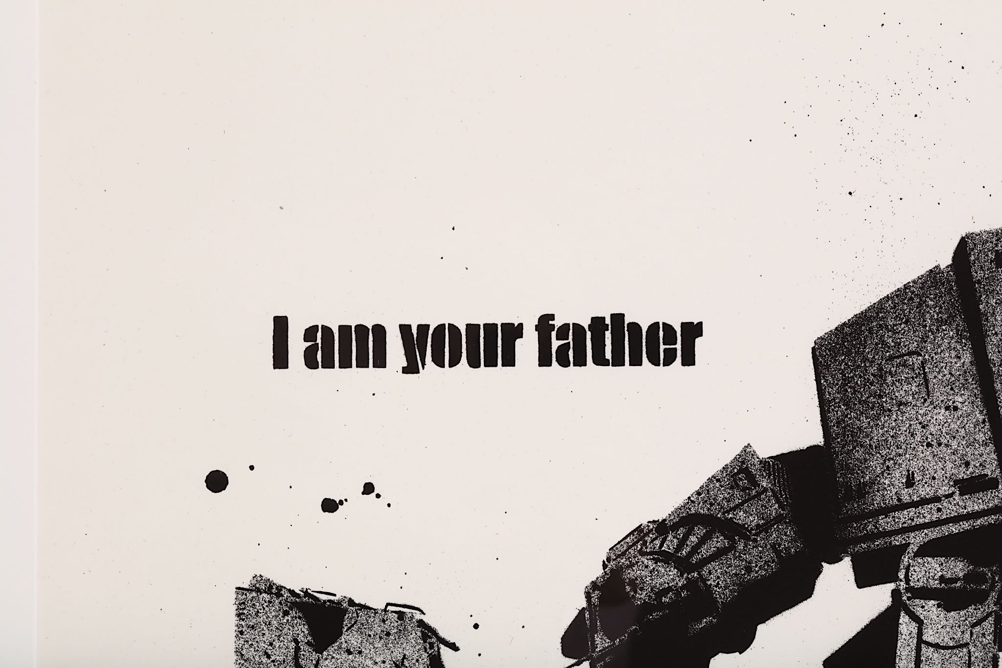 Dolk (Norwegian b.1979), 'I Am Your Father', 2007, screenprint on Keycolour Recycled Claywhite 250 - Image 2 of 7