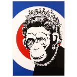 Banksy (British b.1973), 'Monkey Queen', 2003, scr