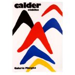 Alexander Calder (1898-1976), 'Calder Stabiles', Galerie Maeght Exhibition poster,1971; sheet: 76.