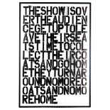 Christopher Wool (American b.1955) & Felix Gonzalez-Torres (Colombian 1957-1996), untitled '(The